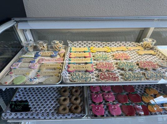 House baked fresh treats stocked daily.