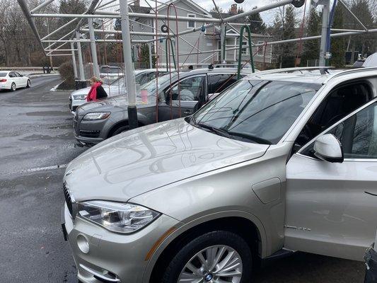 Interior clean up area