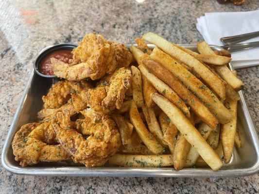 Fried Shrimp Combo with French Fries