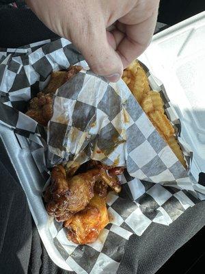 Sweet and spicy 10 Piece Wings