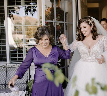 Mom's necklace custom made at Marlene's