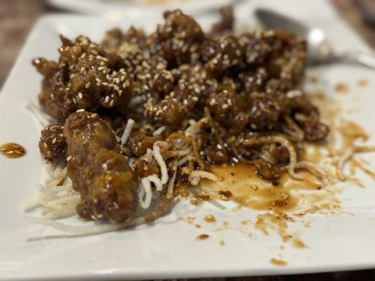 Sesame beef