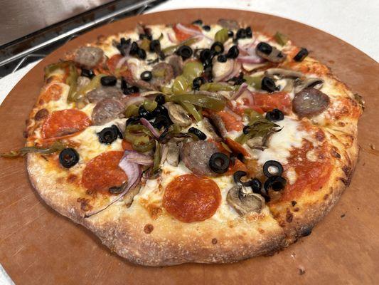 create your own pizza