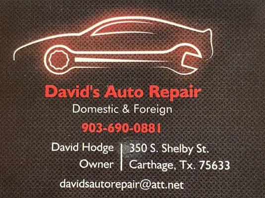 David's Auto Repair
