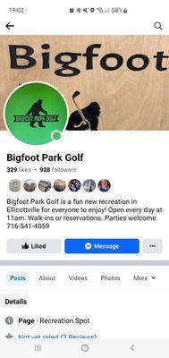 Bigfoot Park Golf