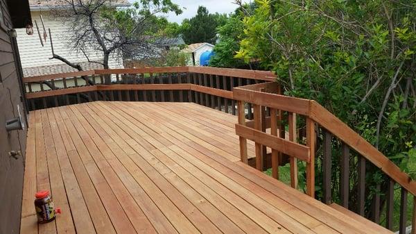 Rebuilt deck