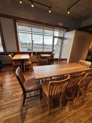 New tables and chairs