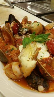 Hot seafood Antipasto