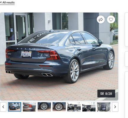 2021 S60 - clean and low mileage