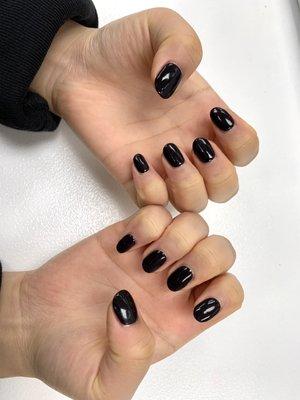 Gel manicure- color: lincoln park day after