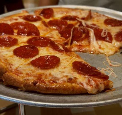 This is the pizza that is served. It was the best I have ever had.