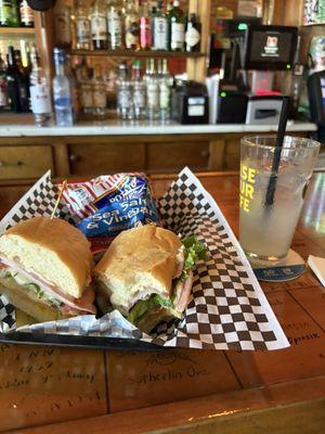 Build your own sandwich + chips + margarita