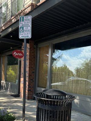 Pay careful attention to the parking signs