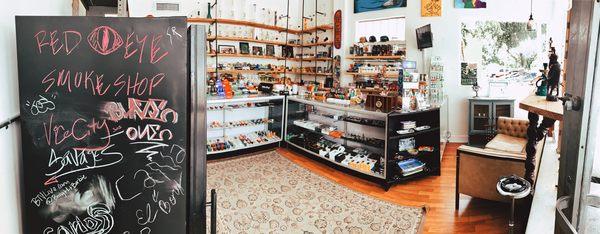 Panoramic view of the store