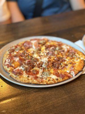 Big Don's Meat and Cheese Pizza