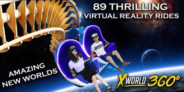 Explore New Worlds at X World 360! Add us on Facebook @XWorld360