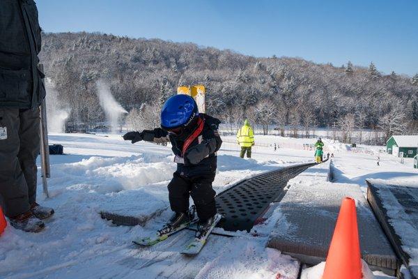 The carpet lift in our Beginner's area.