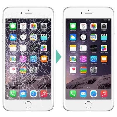 Crack screen? We help 15 min iPhone 6 screen
