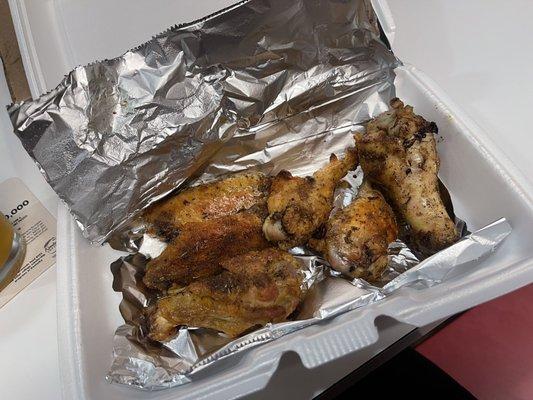 Jamaican jerk chicken wings - carry out