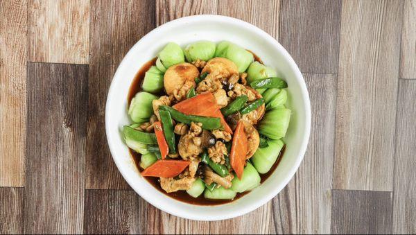 Enoki Mushroom Over Japanese