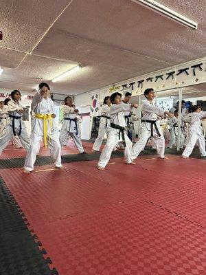 Hard training and commitment