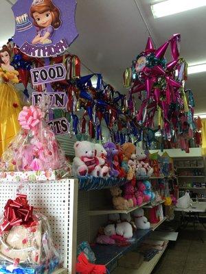 Variety Of Piñatas and Teddy bears For any Ocasion