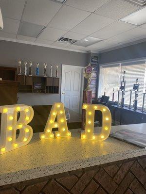 B Attitude Dance Studio Registration Desk