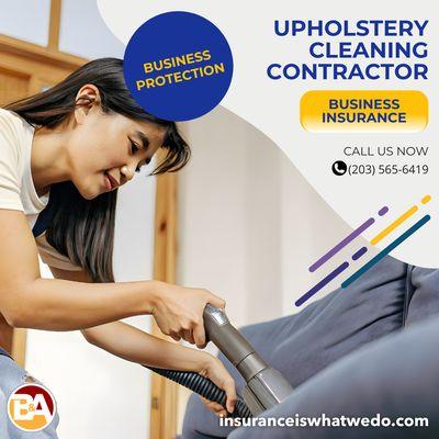 Upholstery Cleaning Contractor Insurance
