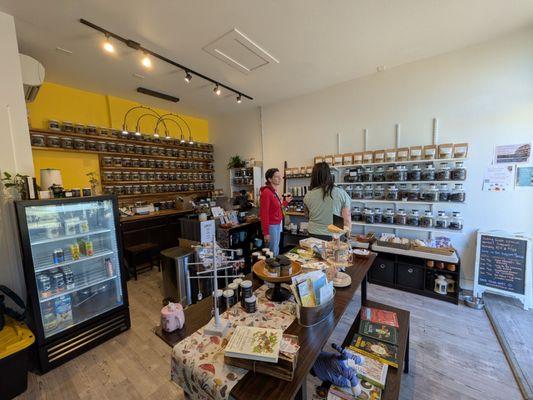 Great selection of herbal teas