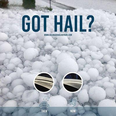 GOT DENTS? Don't worry, we will solve it quickly! At CHR we repair HAIL DAMAGE, dents and dings, while keeping your car's original paint.
