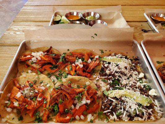 Trompo and Bistek tacos