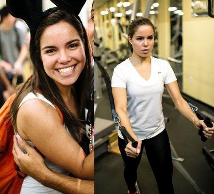 Maria wanted to tone up and she did! =)