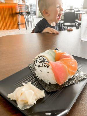 Sushi donut was so good and fun!