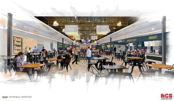 Food Hall to open October 2025