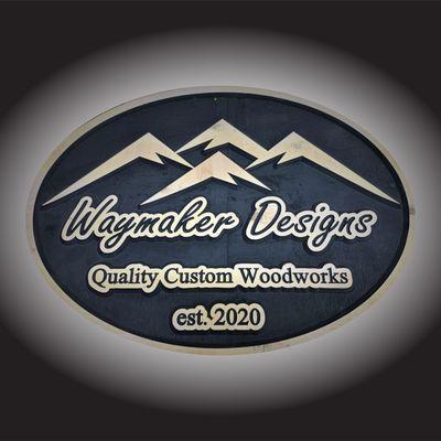 Custom Carved Logo Sign