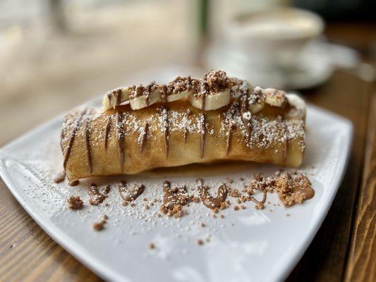 Hazelnut Banana Crisp