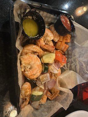 1/2 lb steamed shrimp