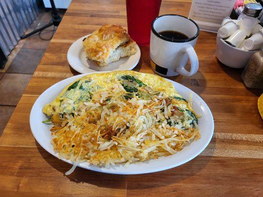 4 Egg Omelette. Outstanding.