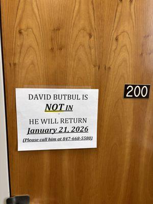 Drove 3 hours because Mr Butbol won't return calls or answer the phone . My brothers court date is the 13th! But his lawyer is no where !!