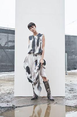 Full Length Ruched Bottom Dress