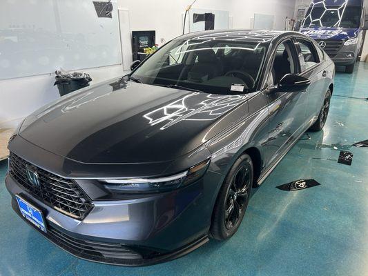 Ceramic tinting on this new Honda accord