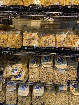 Spectacular selection of dried pasta