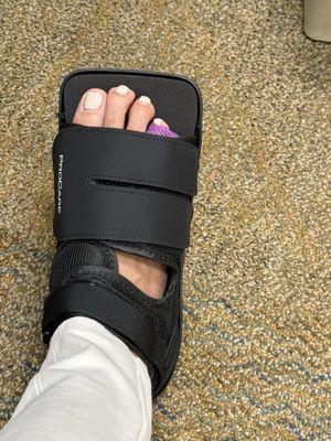 Fractured my little toe