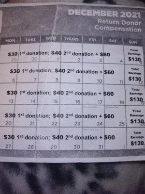 Blessing to DONATE for you and others in need of plasma