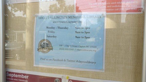 Hocutt-Ellington Memorial Library
