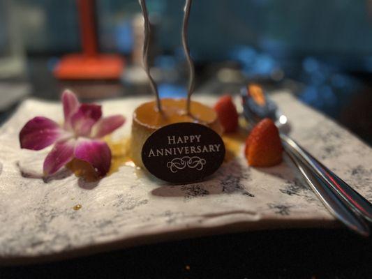 Complimentary dessert