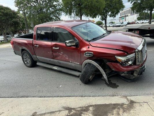 My not fault accident. GEICO is horrible. I payed them 400 a month for crappy insurance.