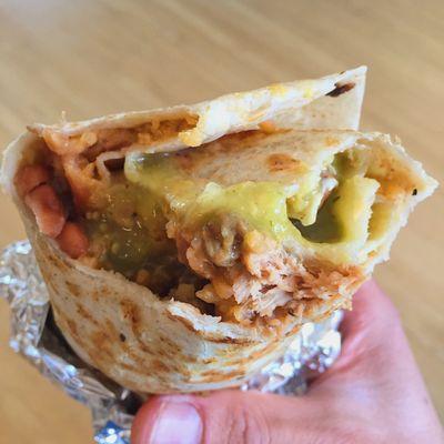 Carnitas burrito.