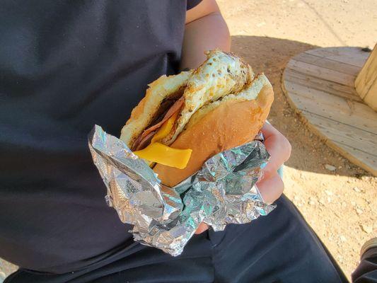 Ham & cheese sandwich. Delicious! #Łikan