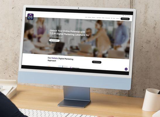 website design for TOM Digital Marketing